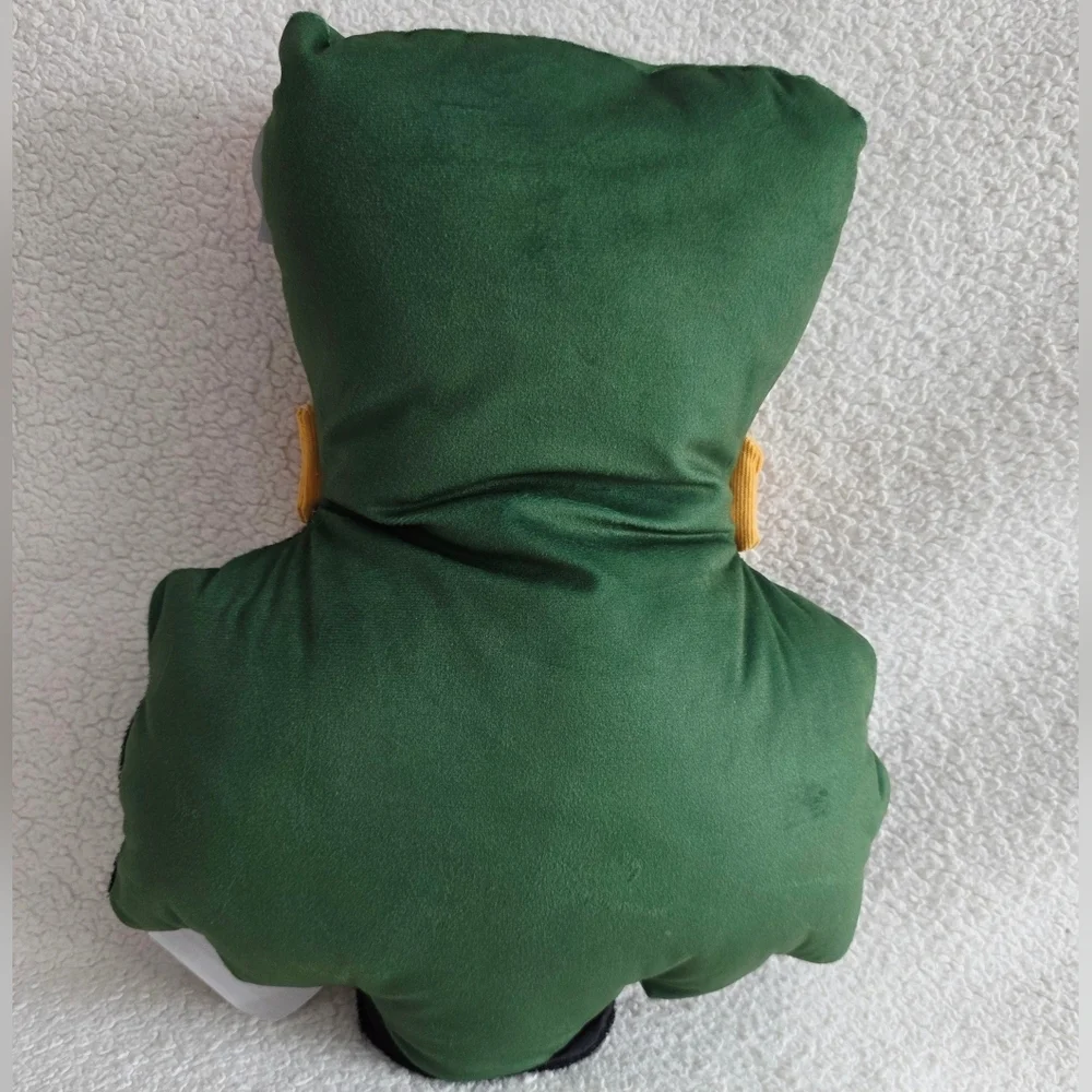 Holiday time 2025 Christmas Nutcracker classic character Pillow Green Gold NWT